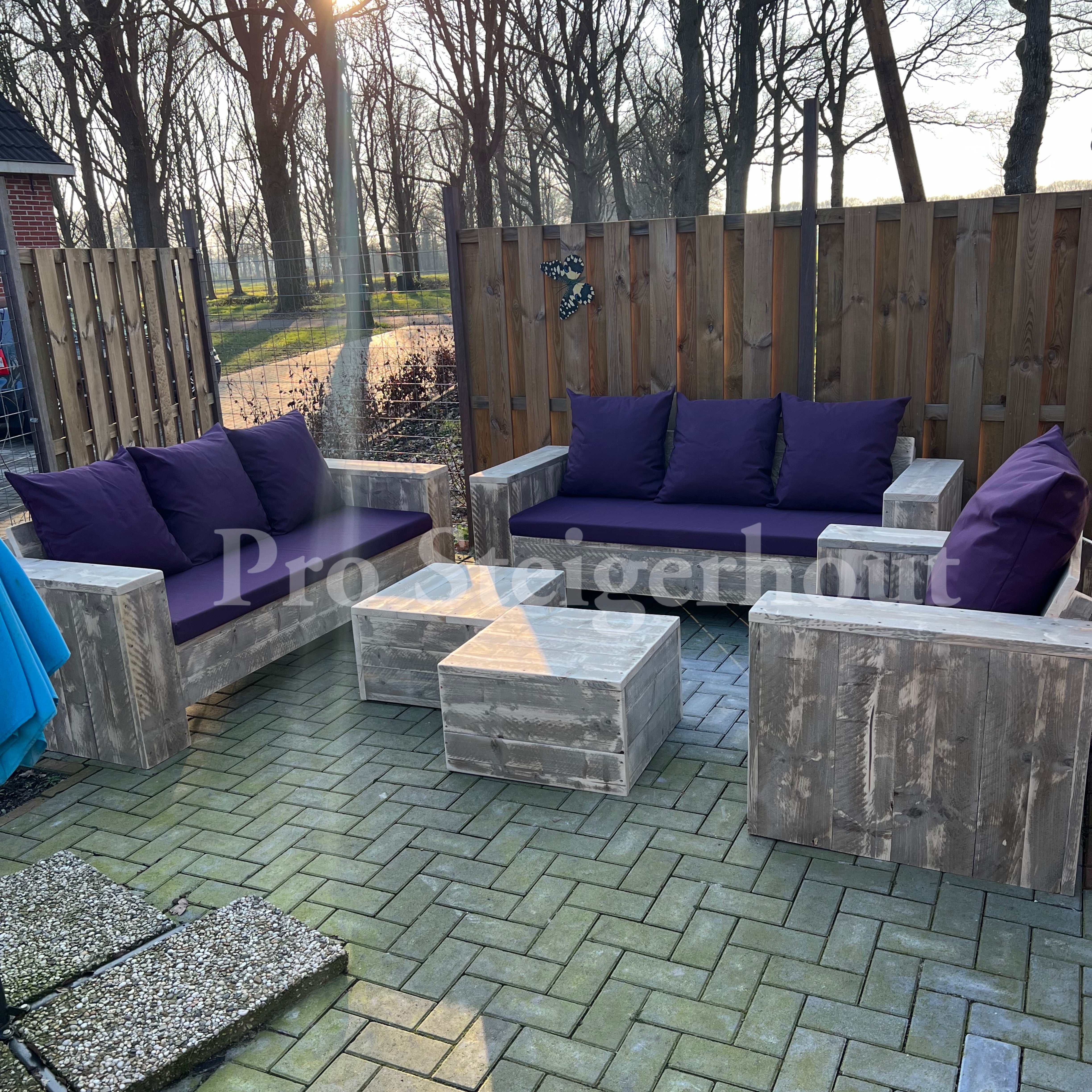 Lounge-Set 2 Sofas 1 Loungesessel