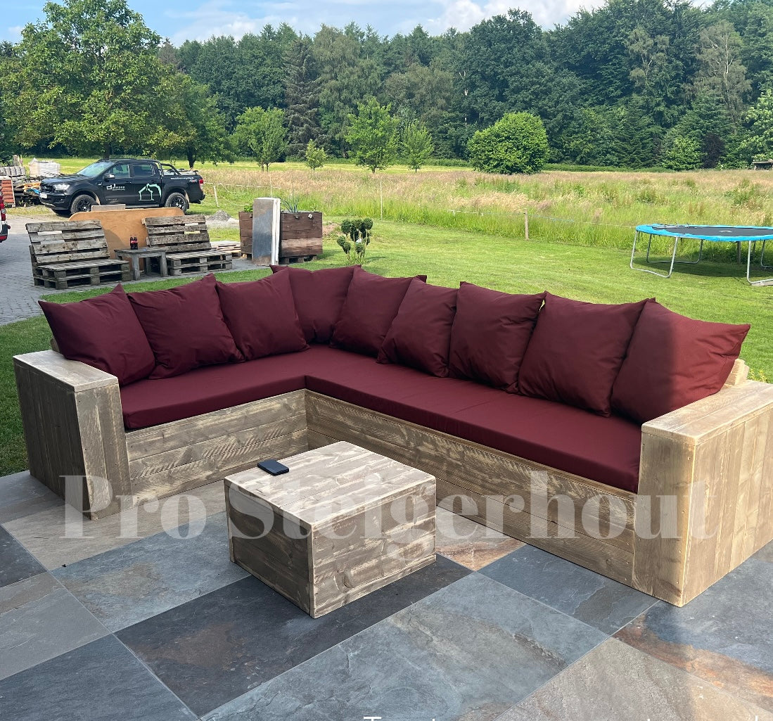 Steigerhout Hoekbank - standaard