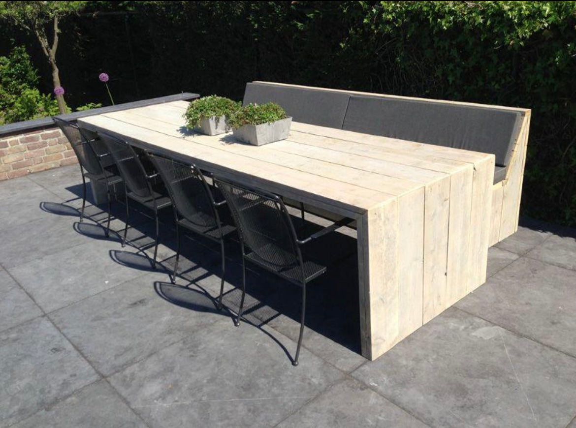 Steigerhout Tafel U-model