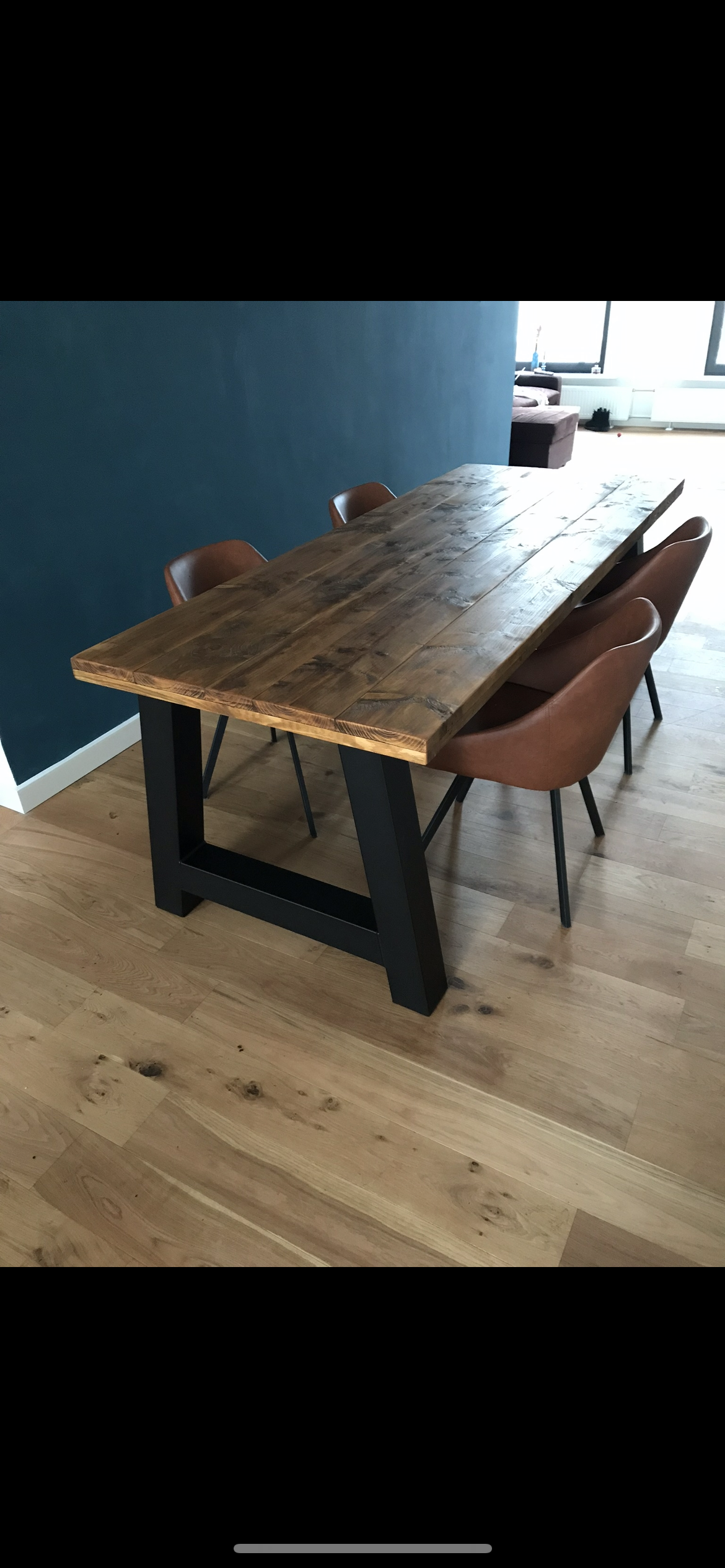 Steigerhout Tafel A-poten