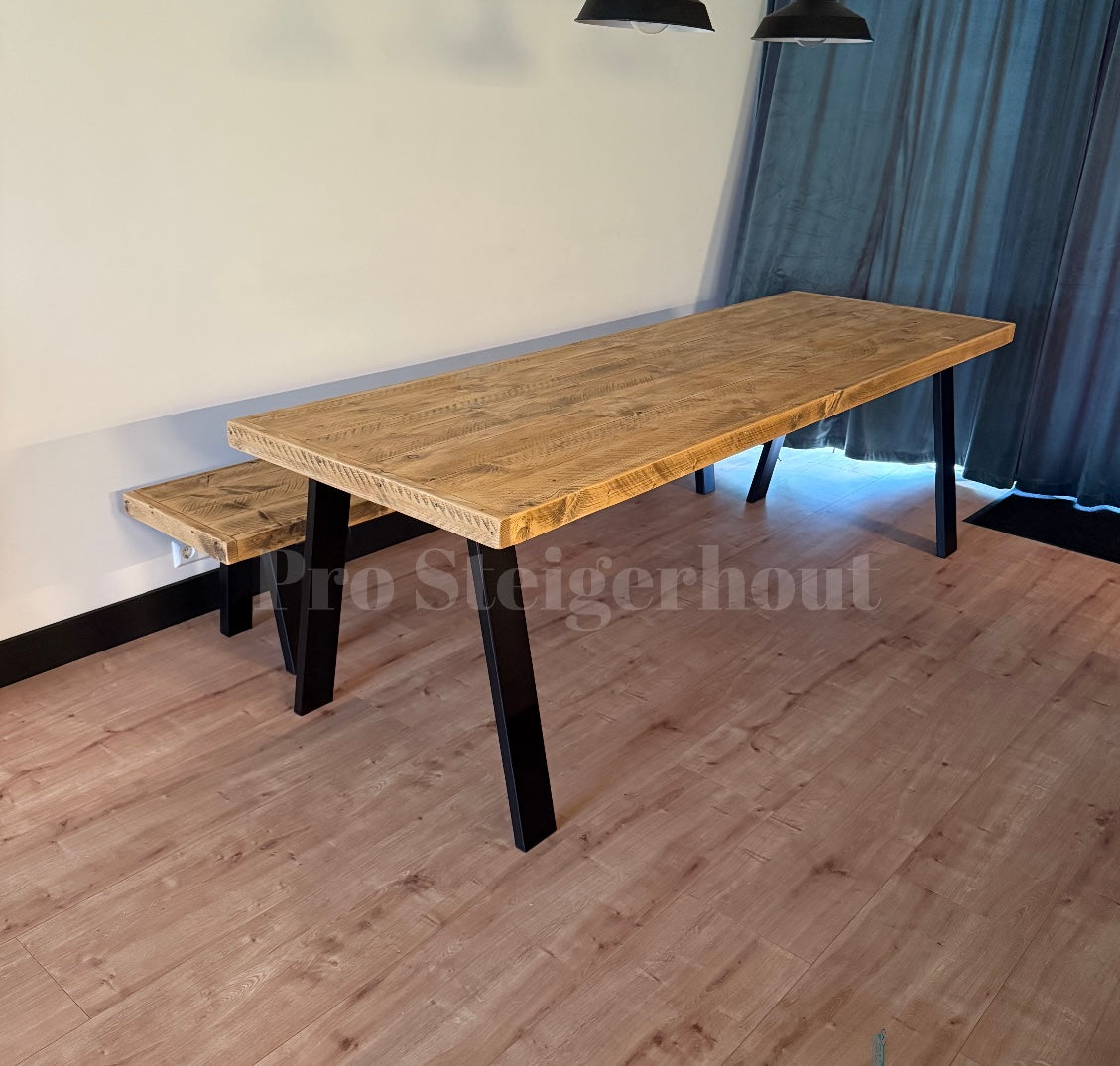 Steigerhout Tafel vlinder poten