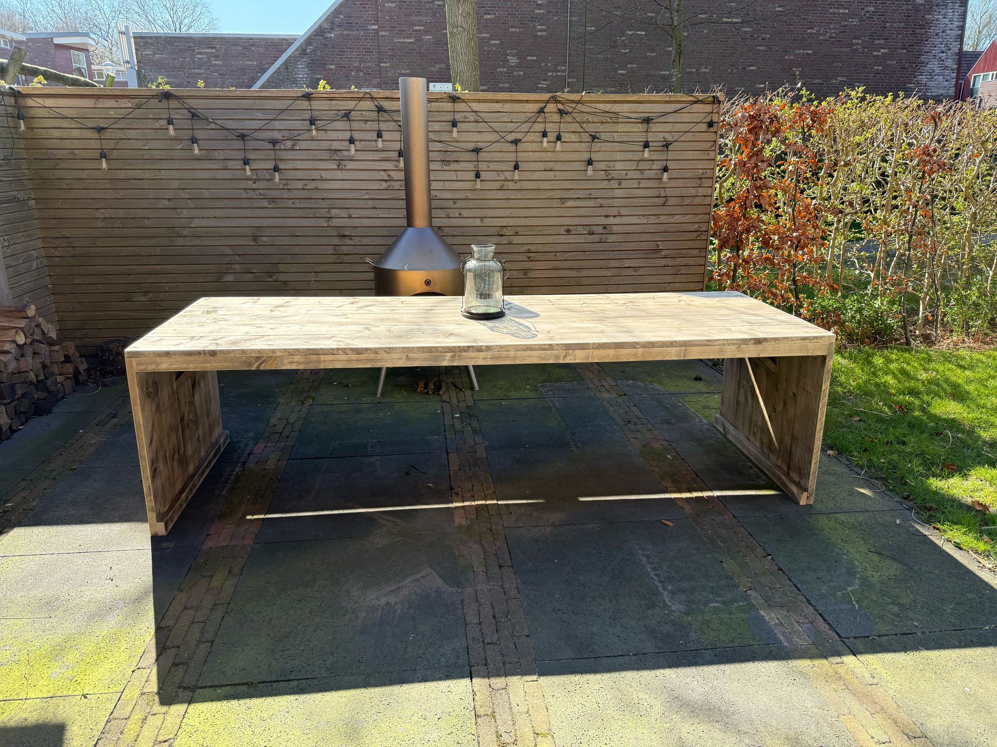 Steigerhout Tafel U-model