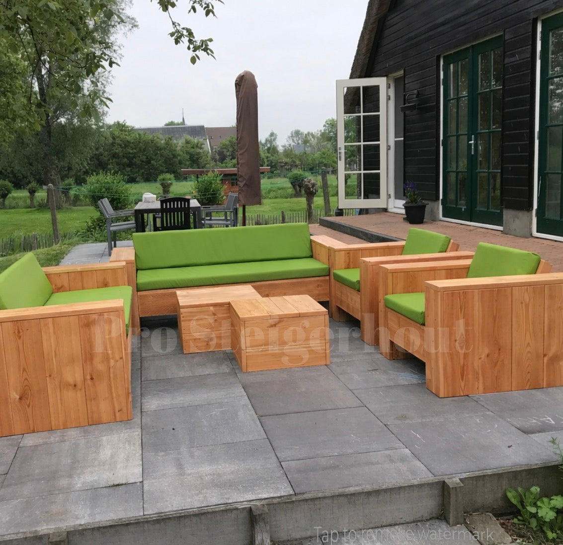 Douglas Loungeset - 2 banken 2 loungestoelen