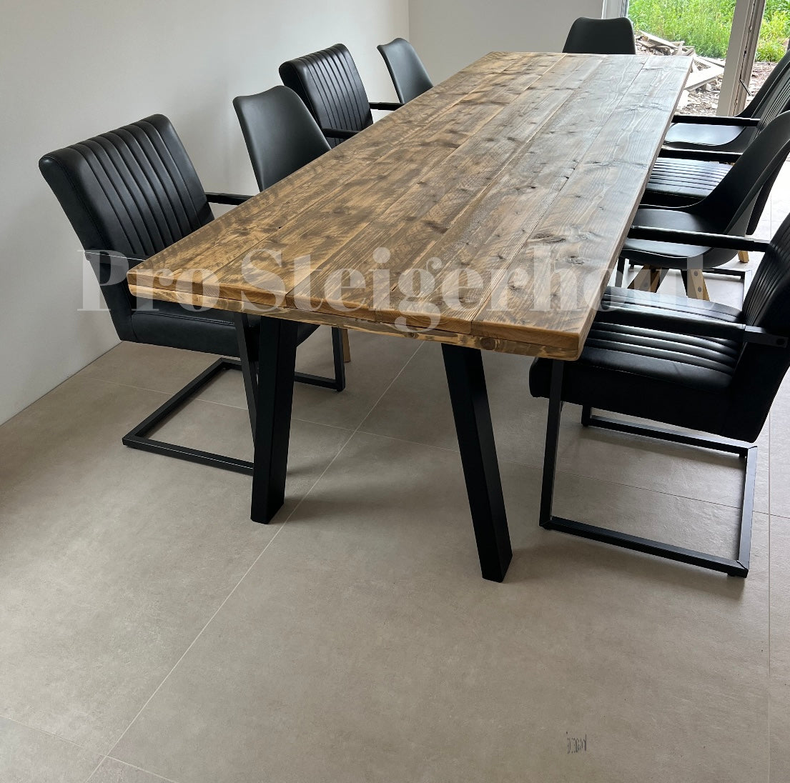 Steigerhout Tuintafel vlinder poten