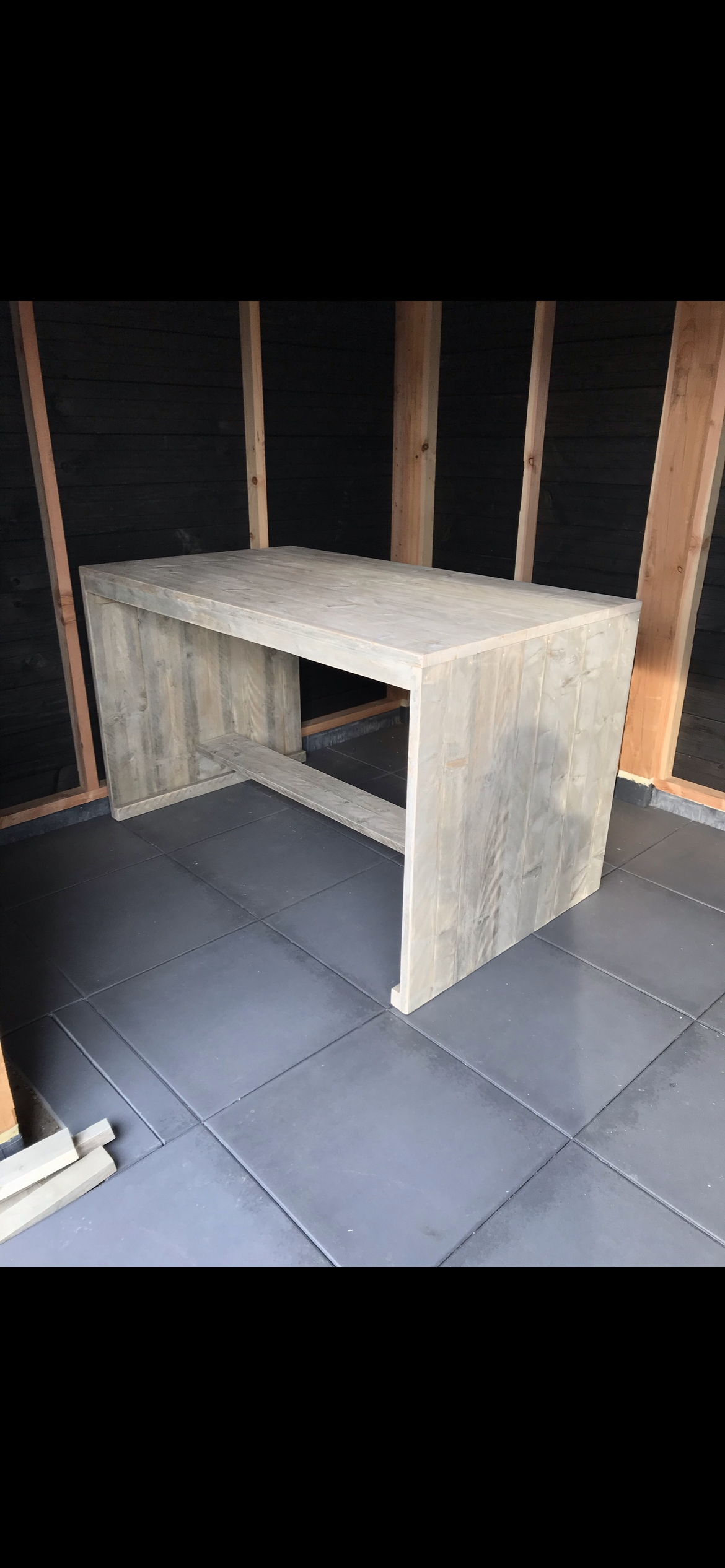 Steigerhout Tafel U-model