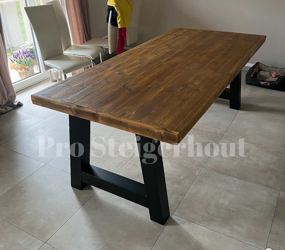 Steigerhout Tafel A-poten
