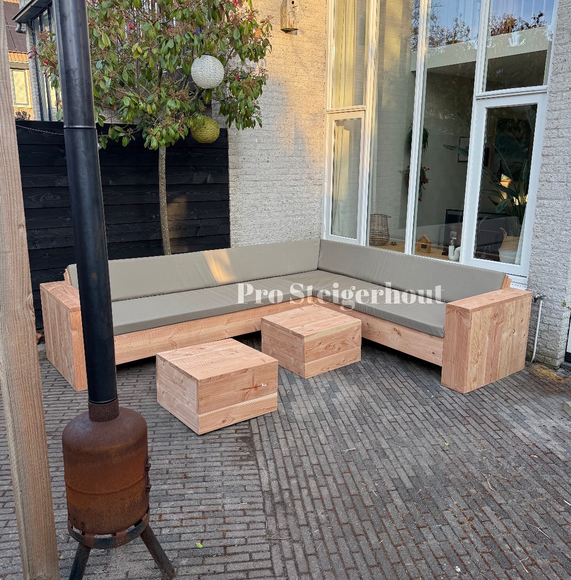 Douglas Hoekbank - standaard (onderkant open)